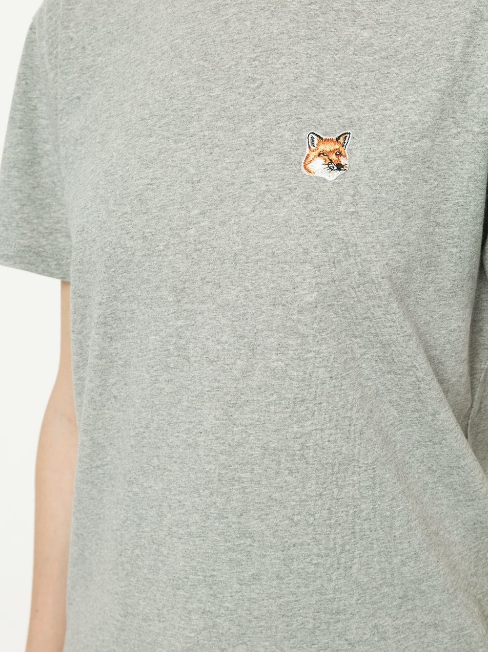 fox patch T-shirt - 5