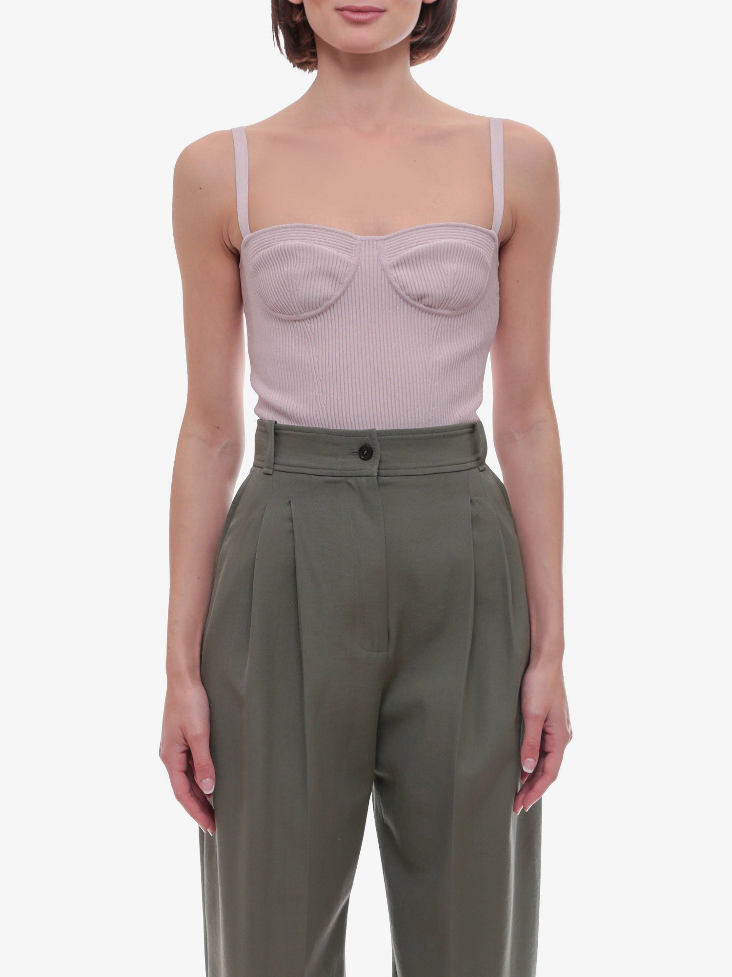 Ribbed Fabric Top - 3