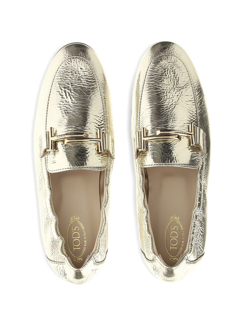 metallic leather loafers 4