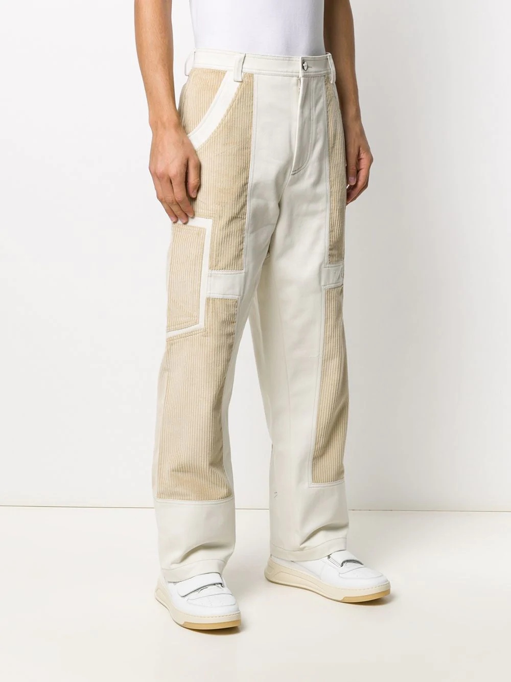 Bellu bi-material trousers - 3