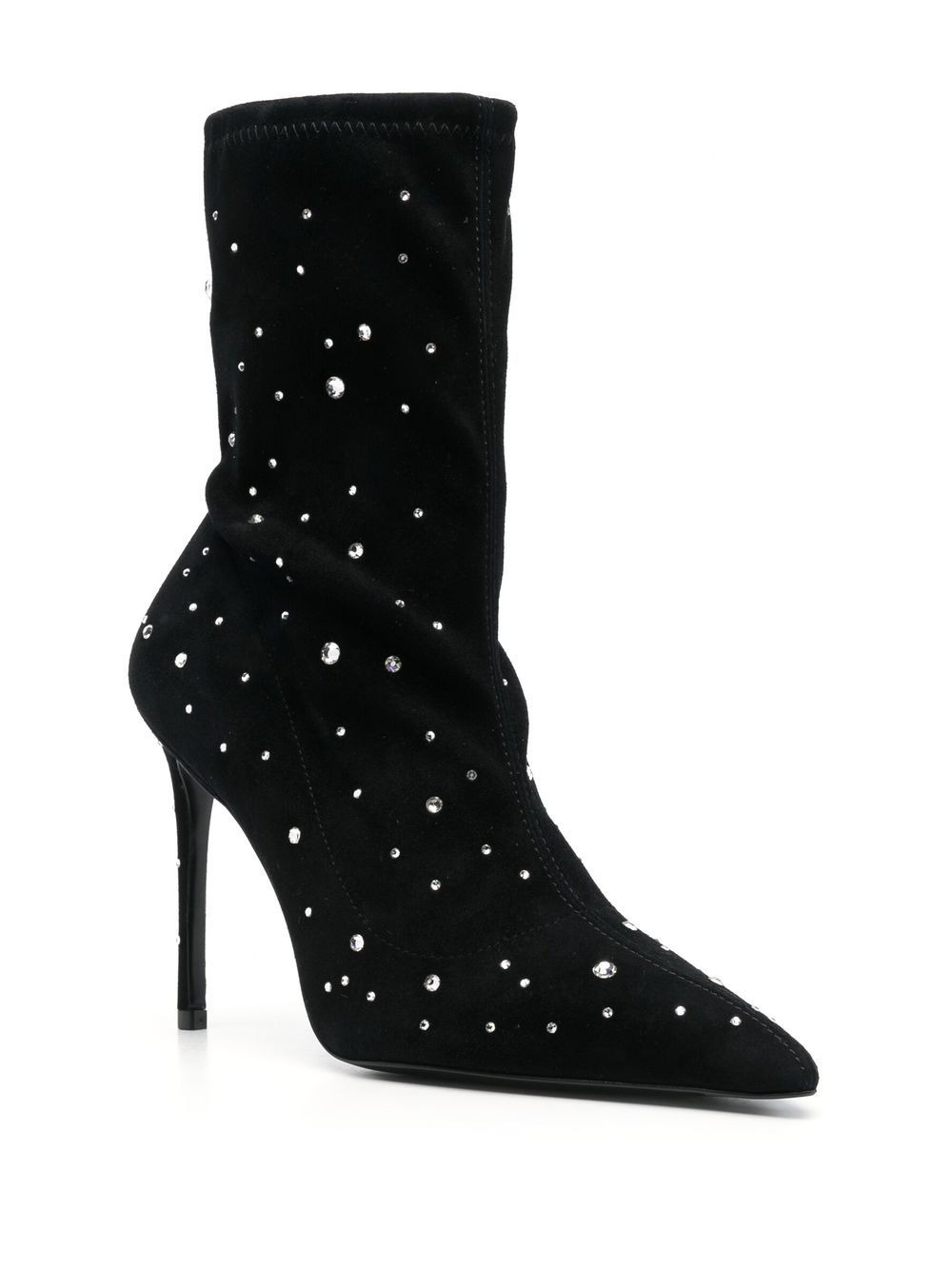 115mm crystal-embellished ankle boots - 2