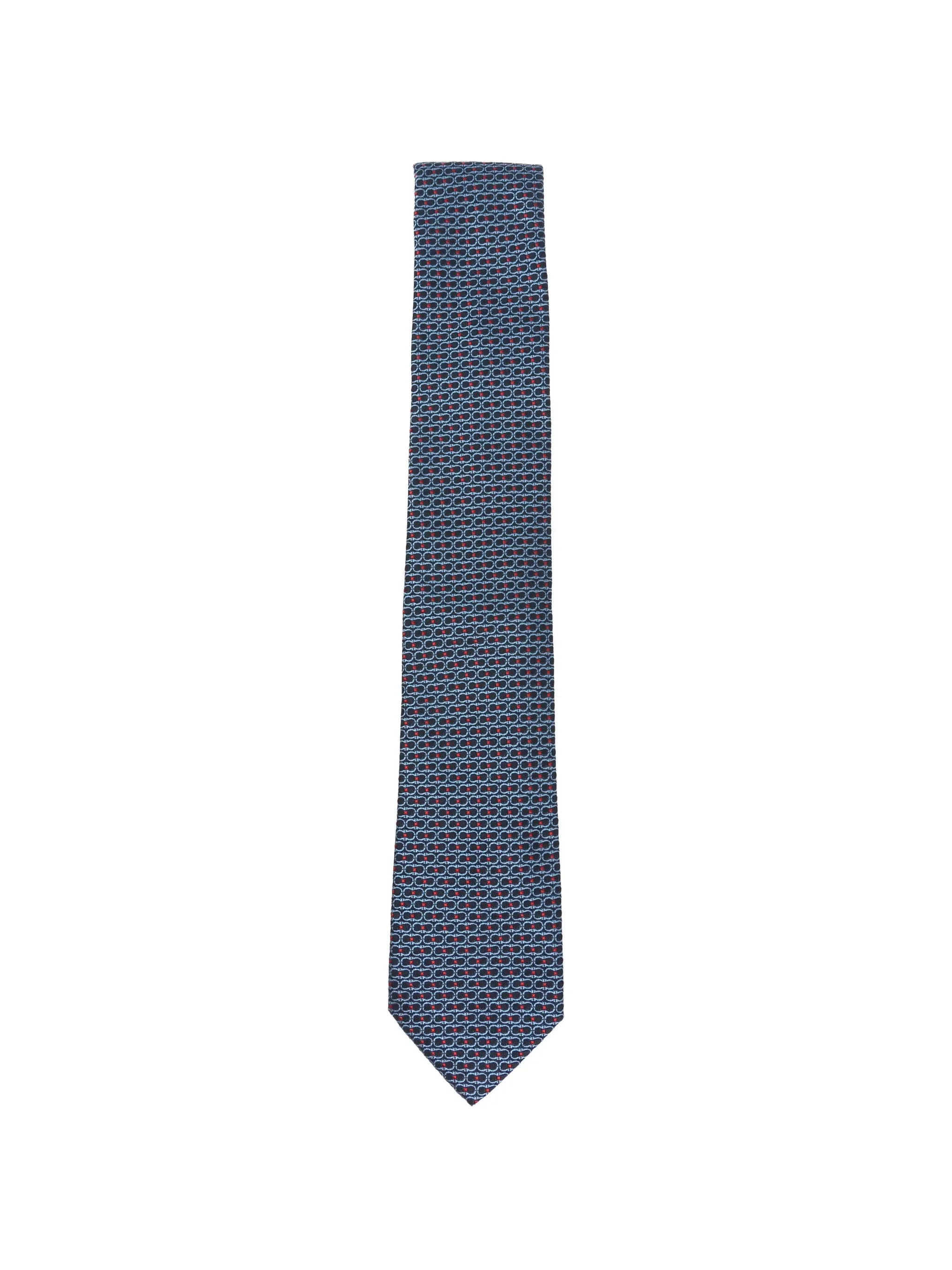 Ferragamo Gancini Jacquard Tie - 1