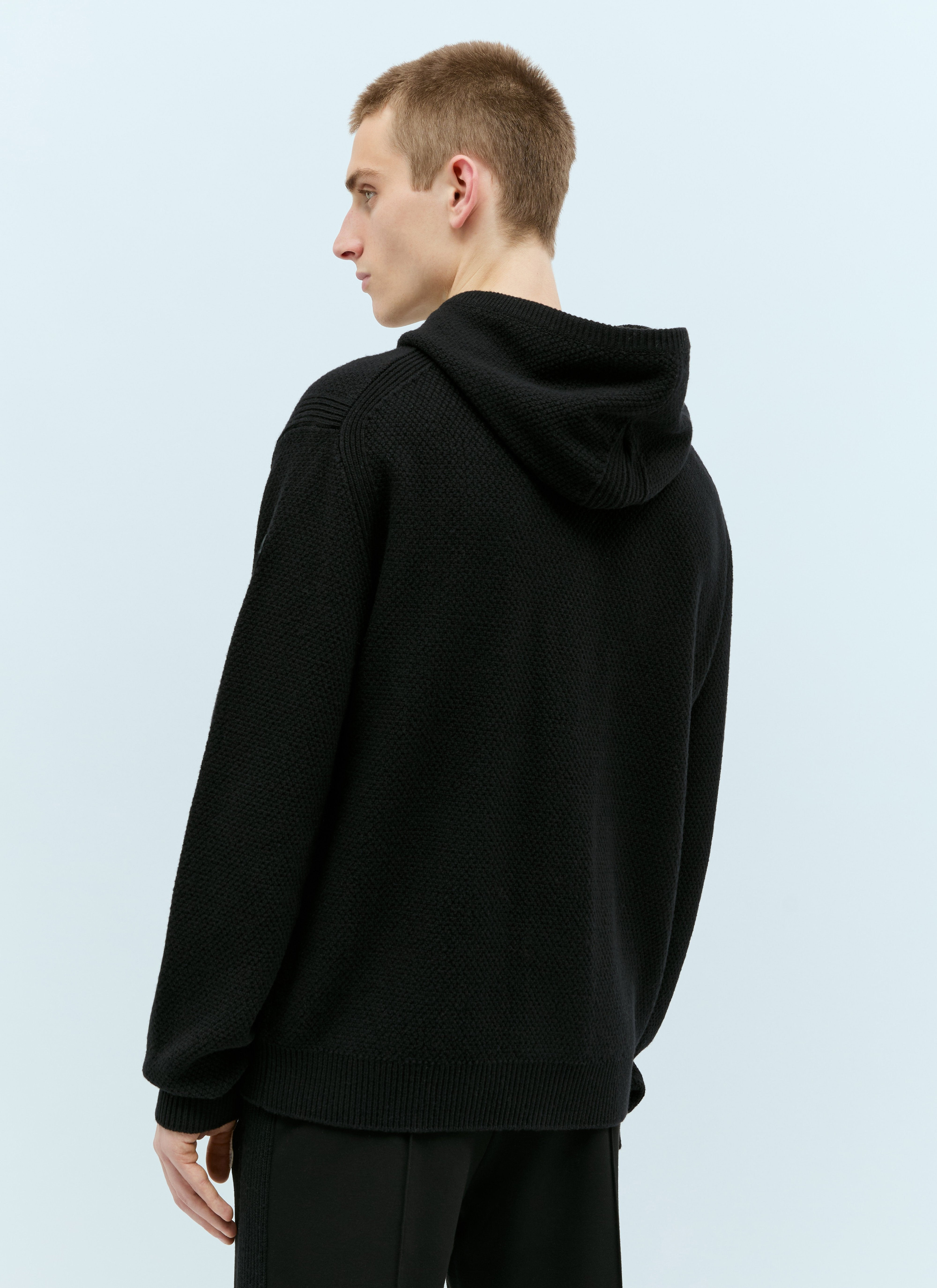 Moncler Men Wool Hooded Sweatshirt - 5