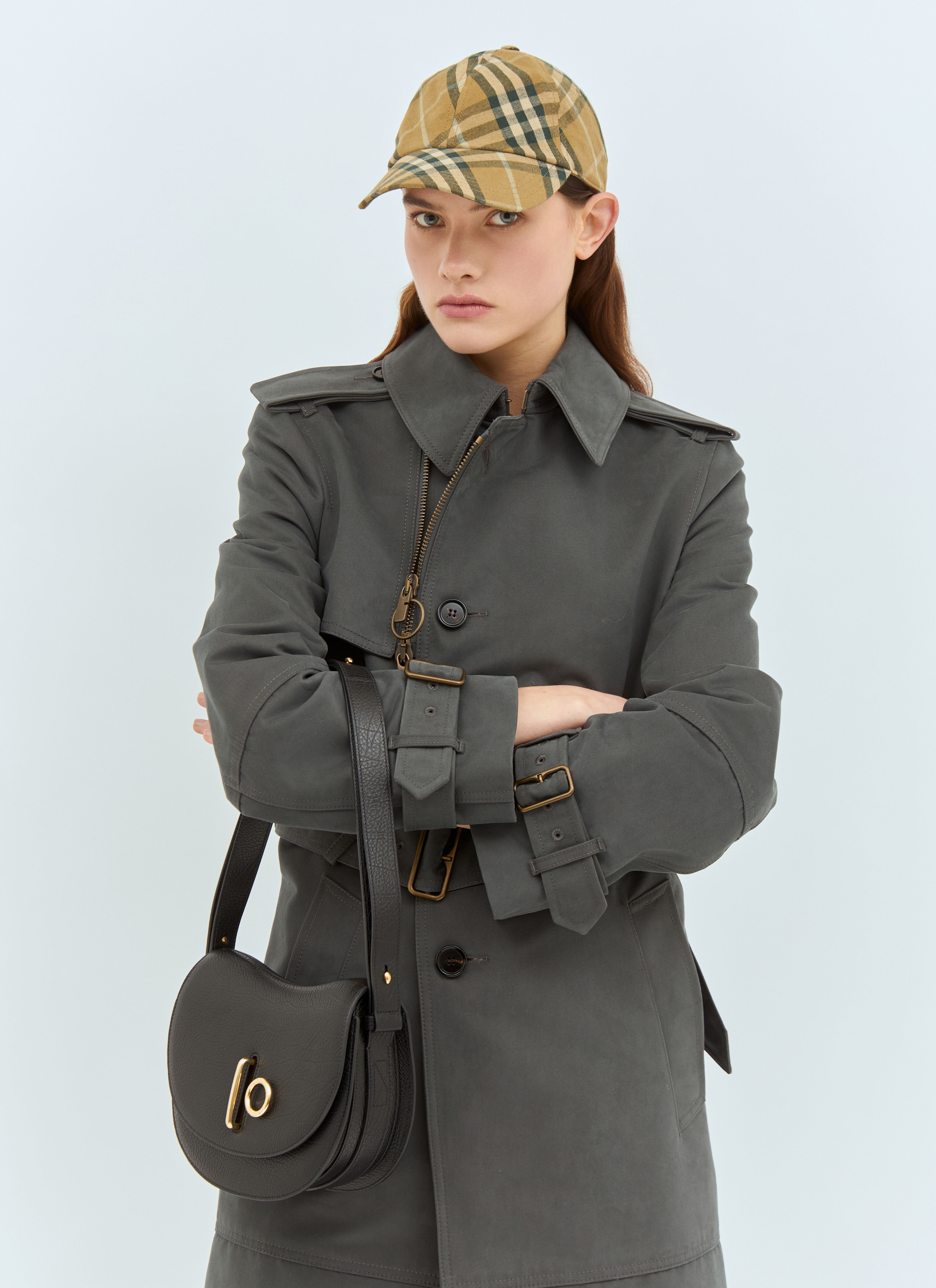 Burberry Check Cotton Baseball Cap | lncc | REVERSIBLE