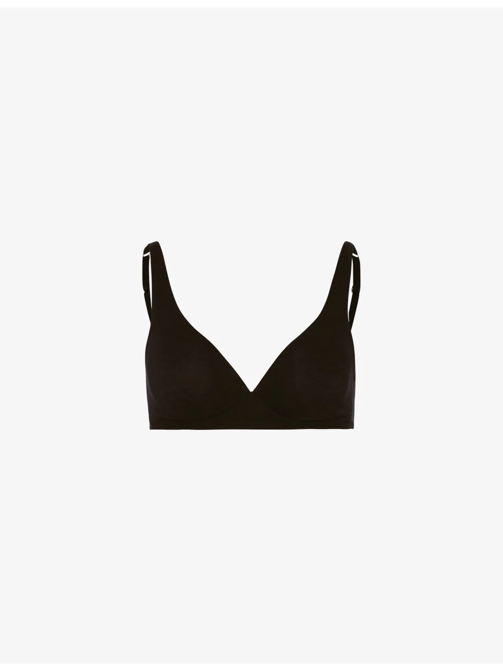 Sensation soft cup stretch-cotton bra - 1