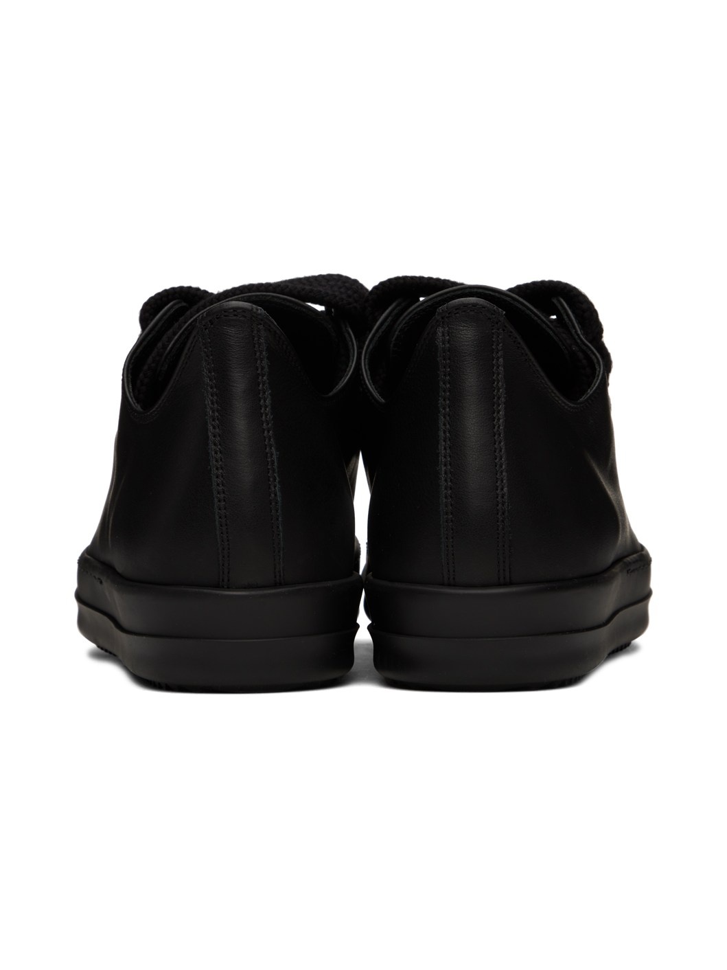 Black Jumbo Laced Low Sneakers - 2