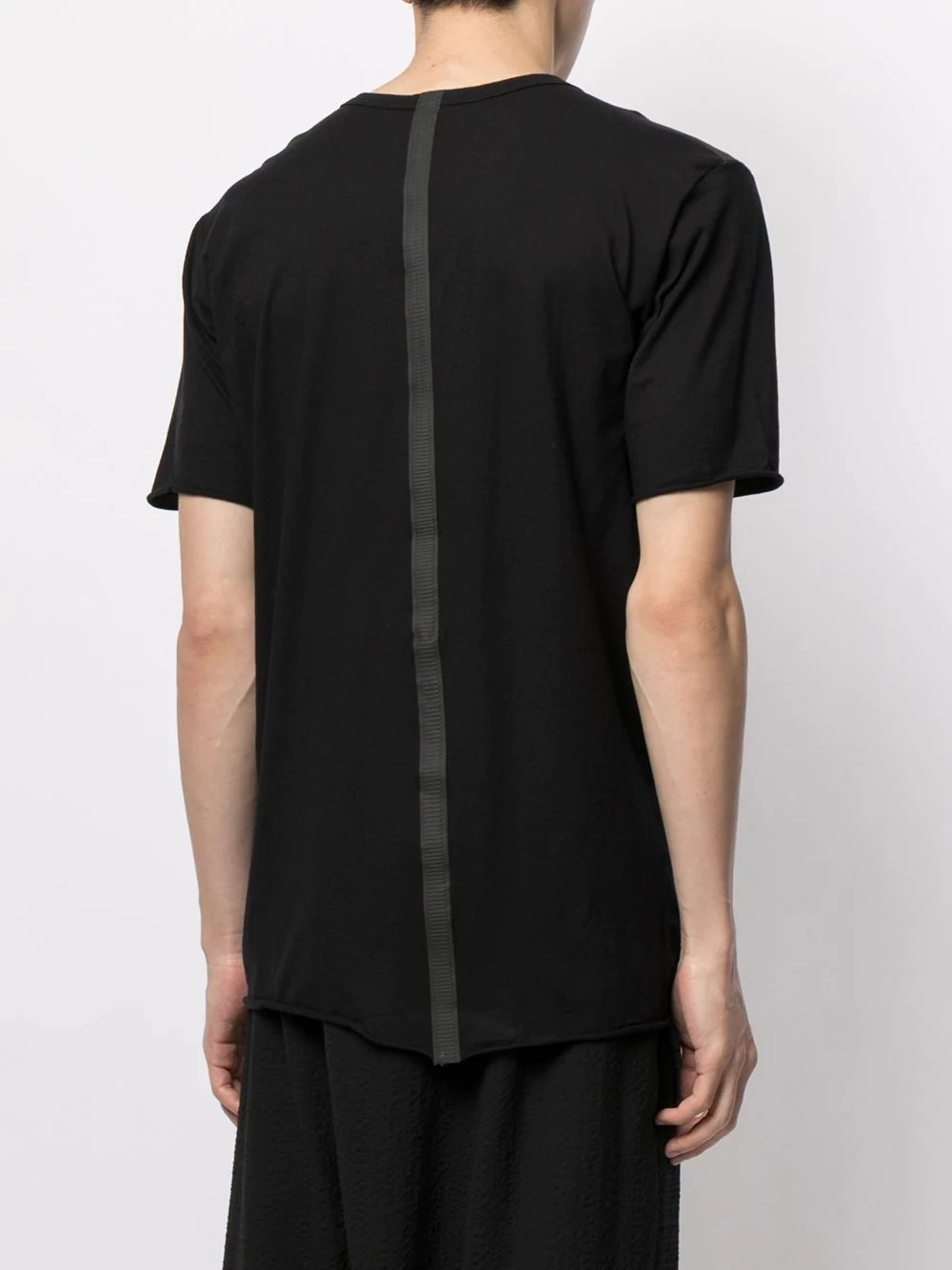 tape-detail short-sleeved T-shirt - 4