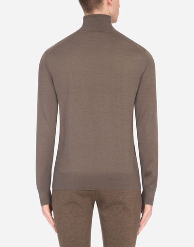 Dolce & Gabbana Cashmere and silk turtle-neck sweater outlook