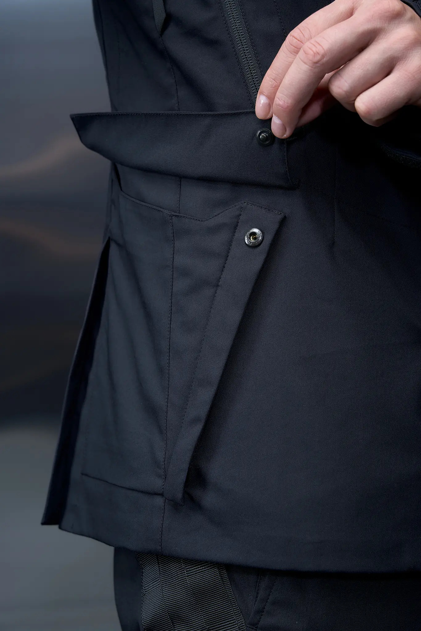 J29-CH Micro Twill Blazer Black - 26