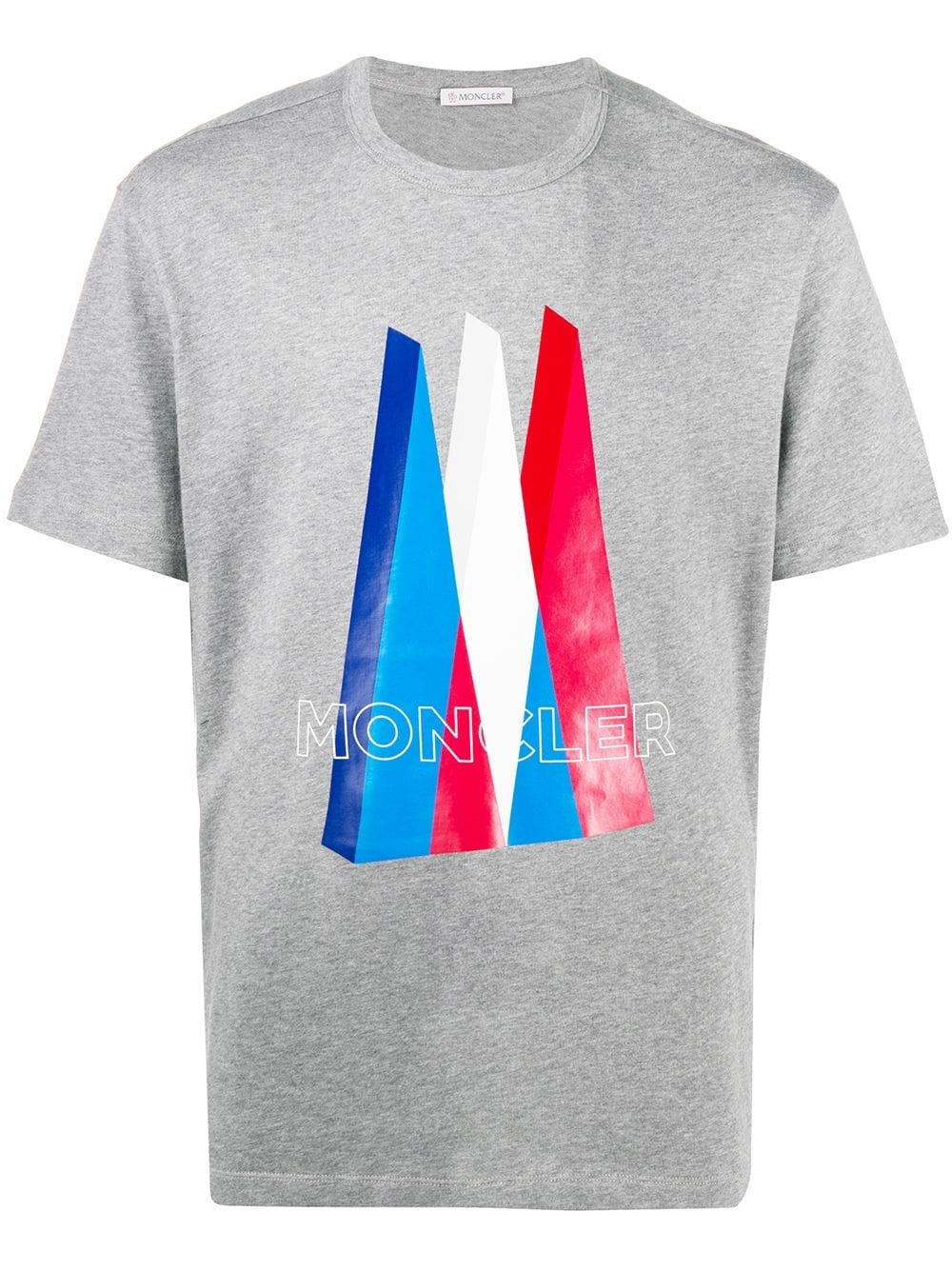 geometric logo T-shirt - 1