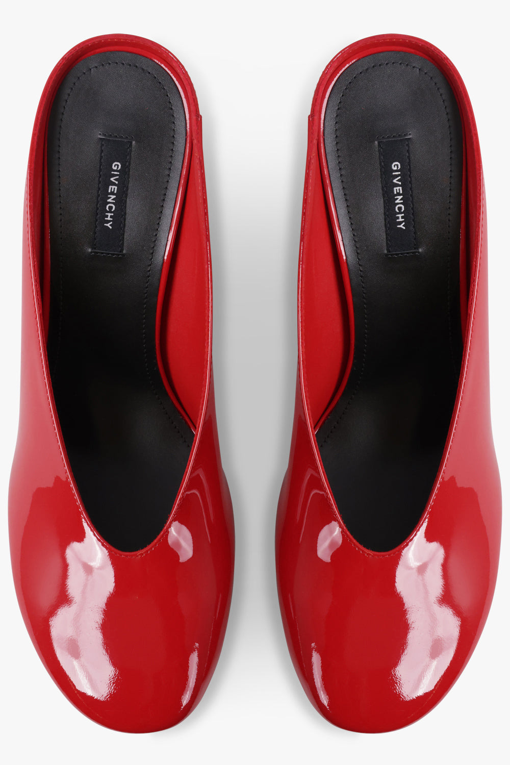 SCULPTED 95MM MULE HEEL | VERMILLION RED - 5