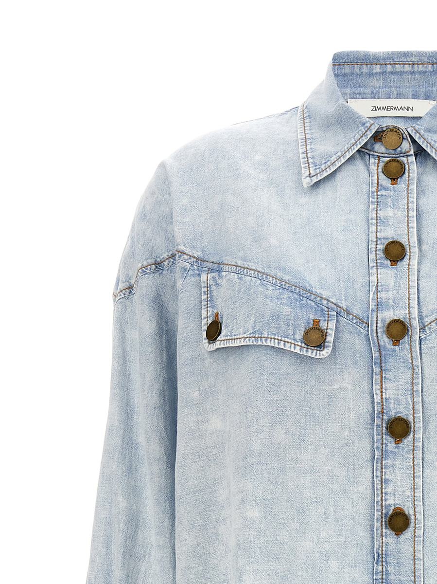 Zimmermann ZIMMERMANN DENIM SHIRT - 3