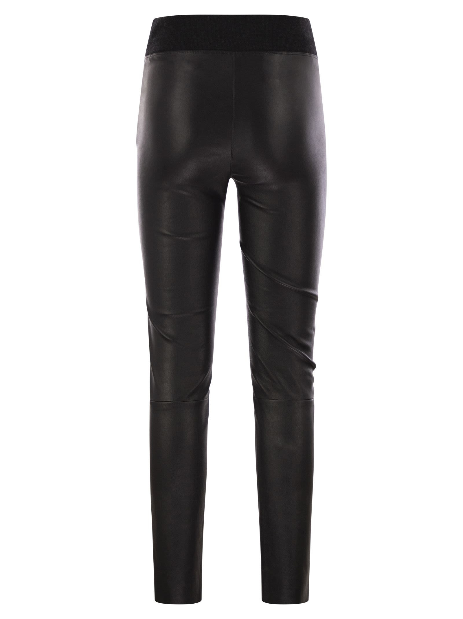 Brunello Cucinelli Women Stretch Nappa Leggings - 2