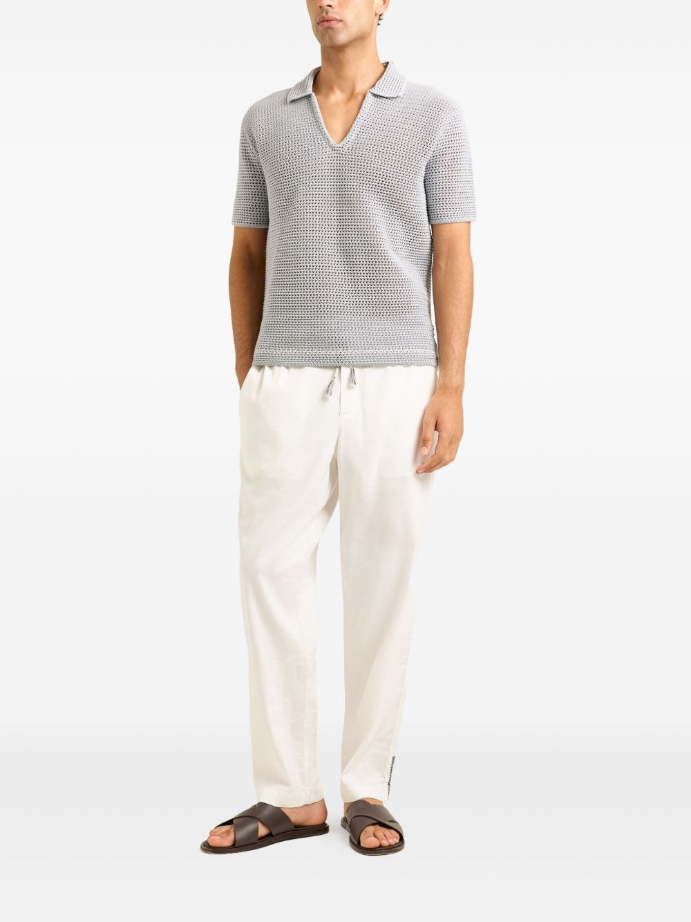 Batten stitch polo shirt - 2