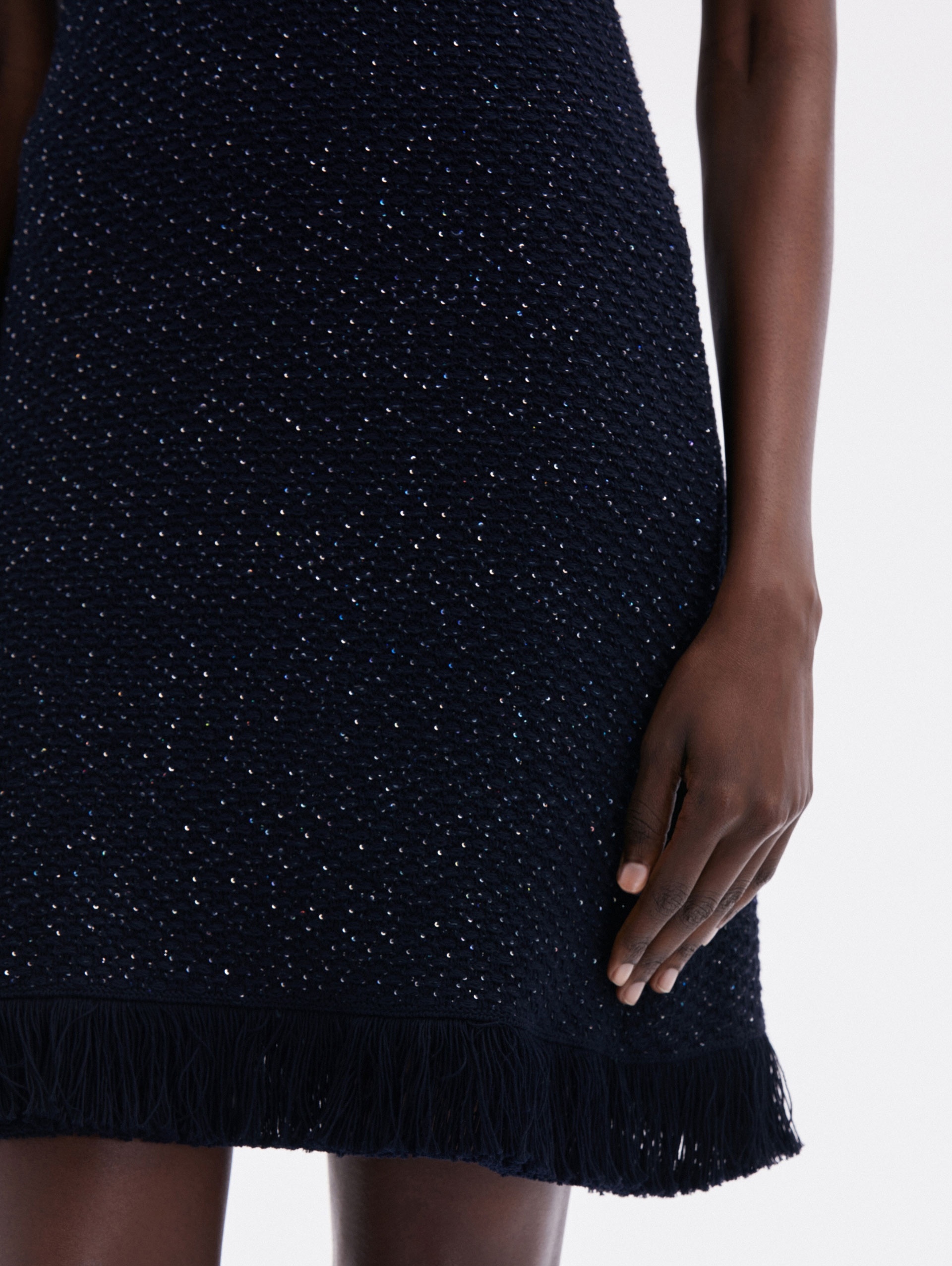 SEQUIN TWEED DRESS - 4