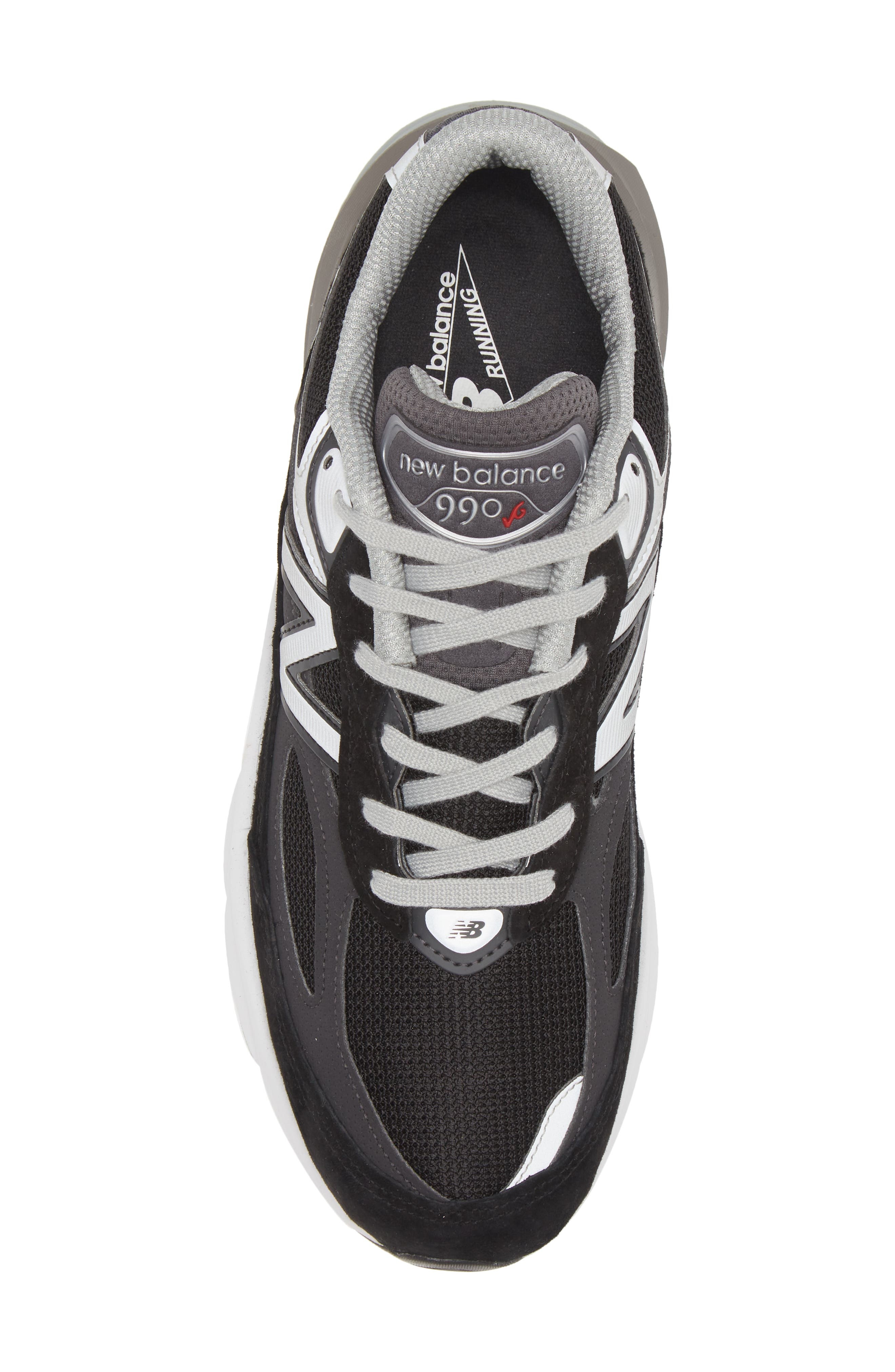 New Balance 990V6 Core Running Shoe in Black/Black at Nordstrom - 5