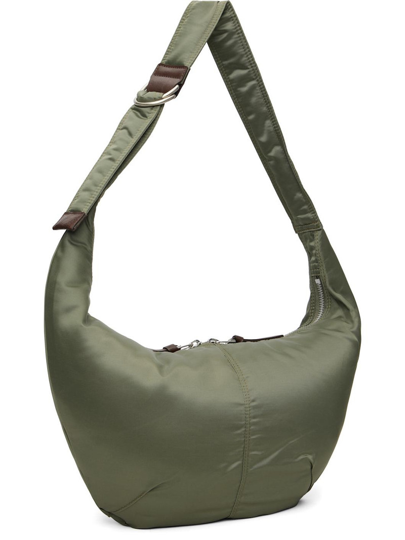 Comme des Garçons Homme Khaki Cotton Nylon Double Tweel Bag outlook