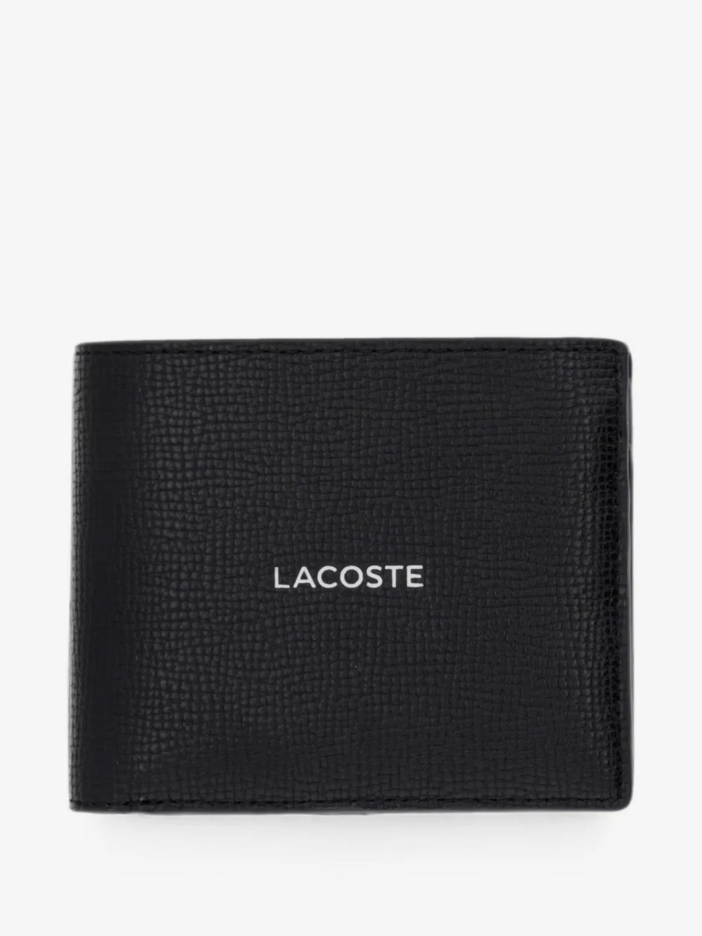 Ossian medium logo-print textured leather wallet - 1