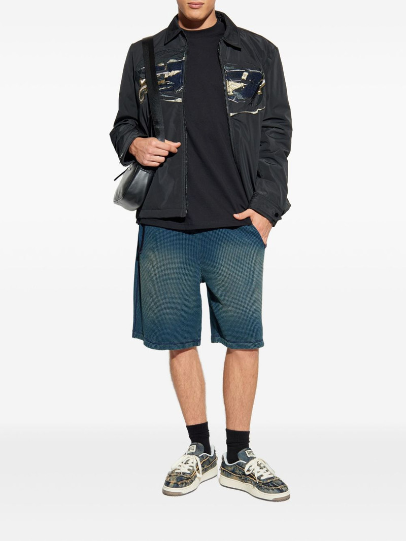 Diesel embroidered panel jacket outlook
