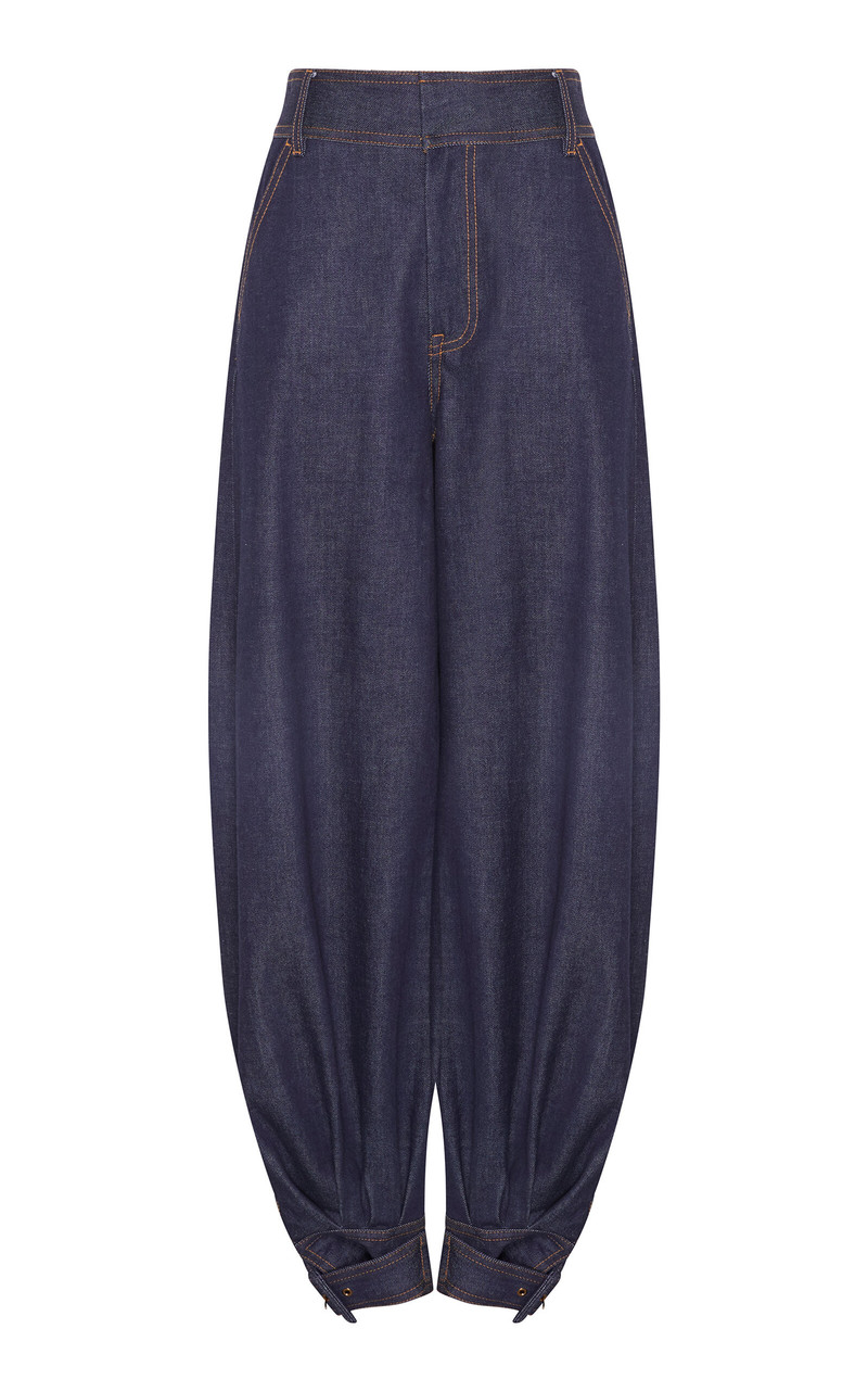 Hypnotic Denim Harem Cotton Blend Pant dark wash 1