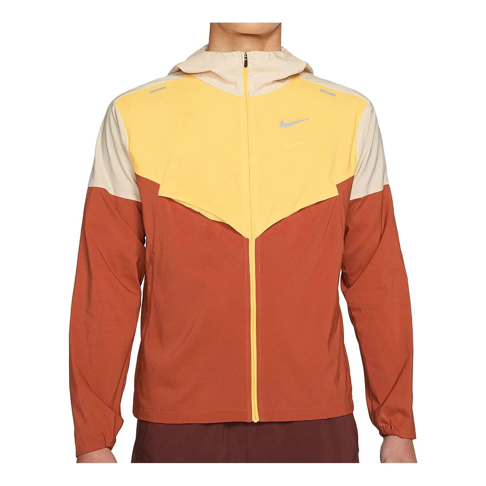 Nike UV Windbreaker Jacket 'Yellow Orange' CZ9071-234 - 1