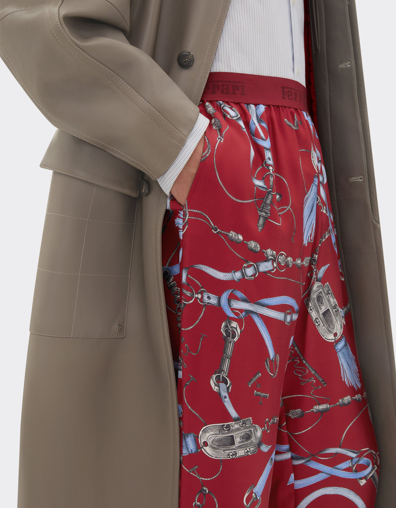 Ferrari Silk trousers with Ferrari Closet print outlook