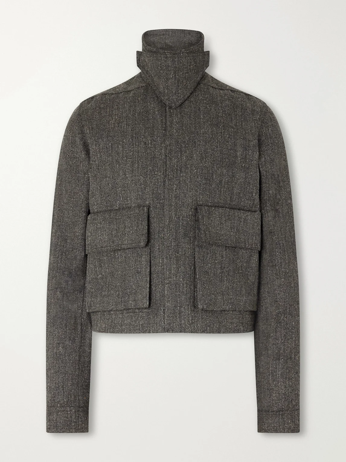 Tower Alice Mélange Wool Bomber Jacket - 1