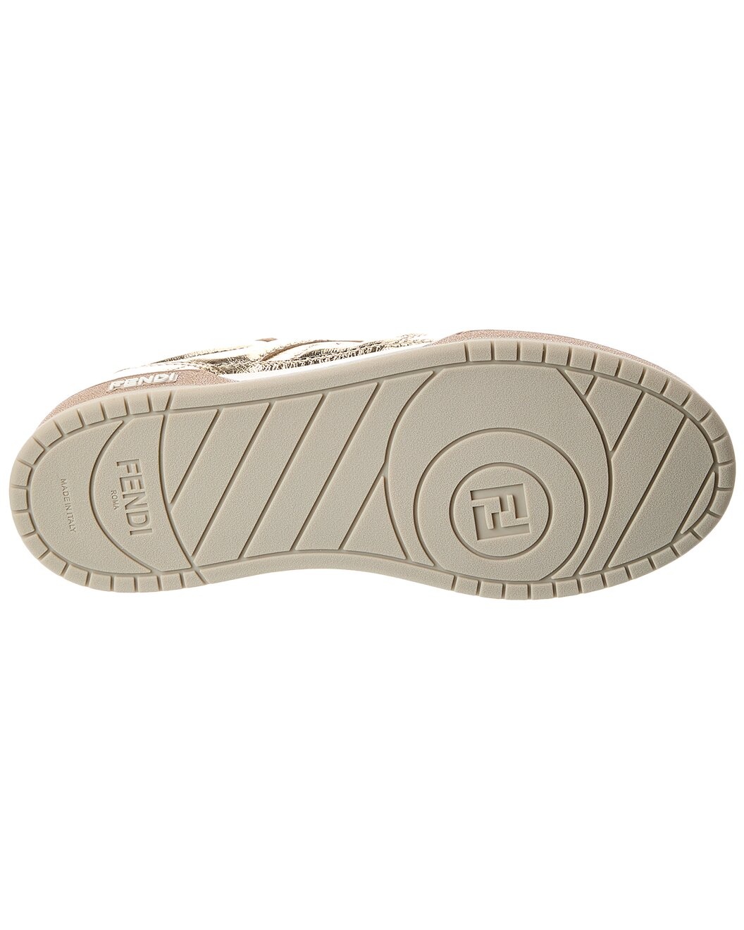 FENDI Match Leather Sneaker - 4