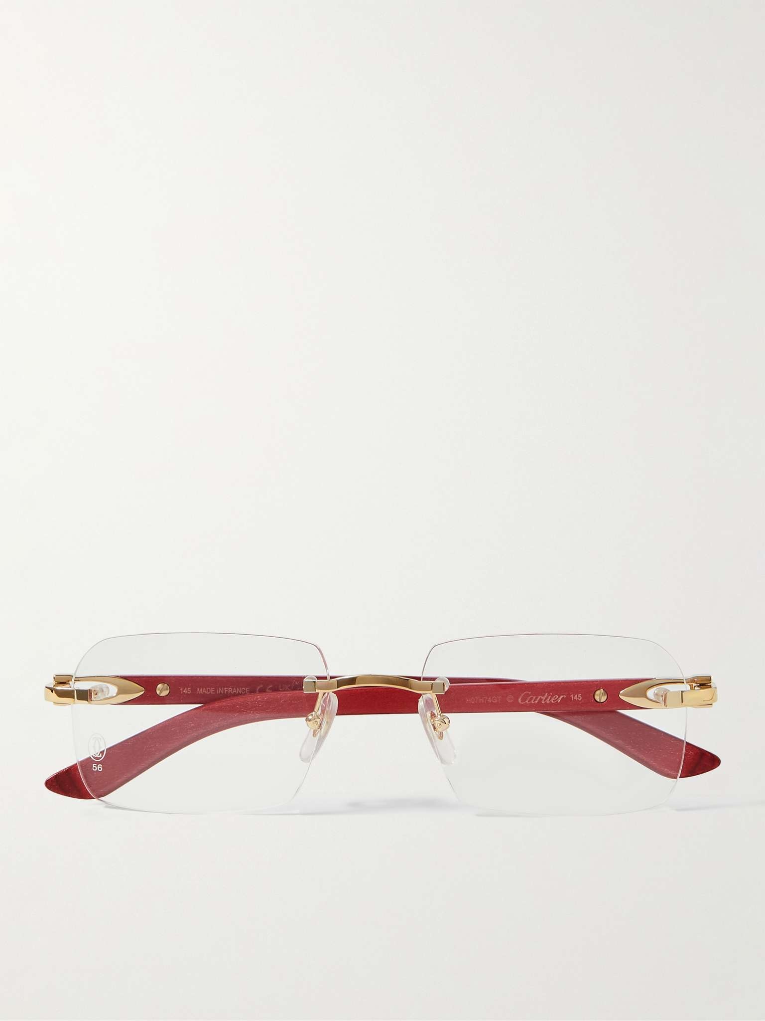 Frameless Gold-Tone and Acetate Optical Glasses - 1