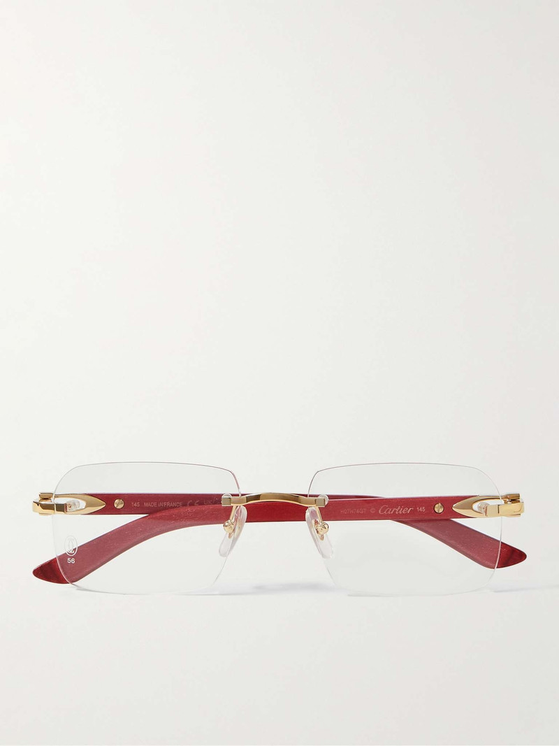 Frameless Gold-Tone and Acetate Optical Glasses 1
