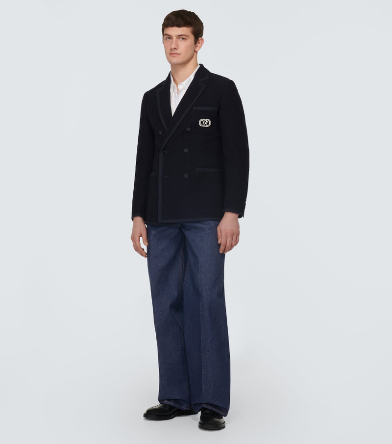 Valentino Mid-rise wide-leg jeans outlook