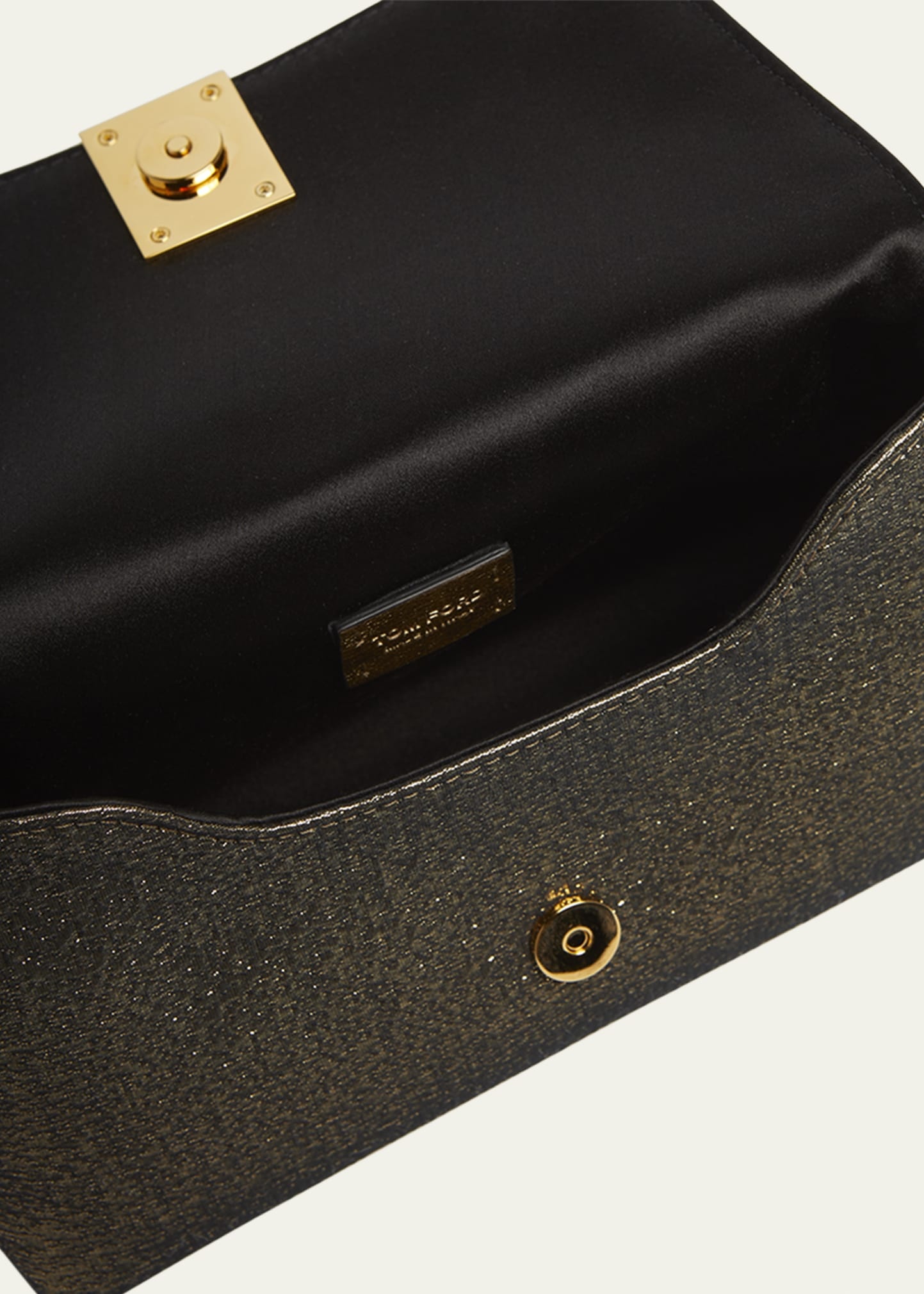 Nobile Mini Clutch Bag in Laminated Fabric - 4