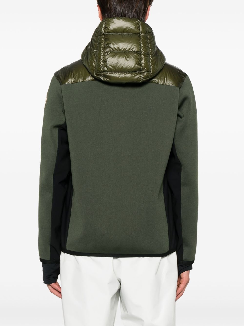 panelled down jacket - 4