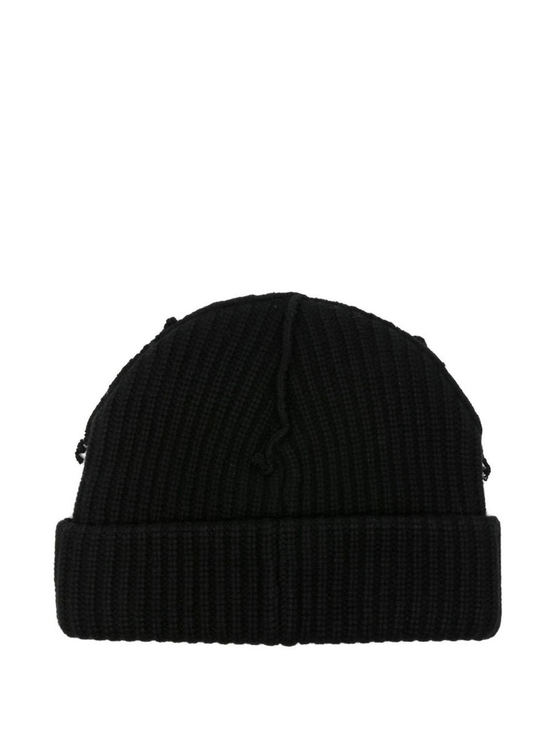CHARLES JEFFREY LOVERBOY ribbed-knit beanie outlook