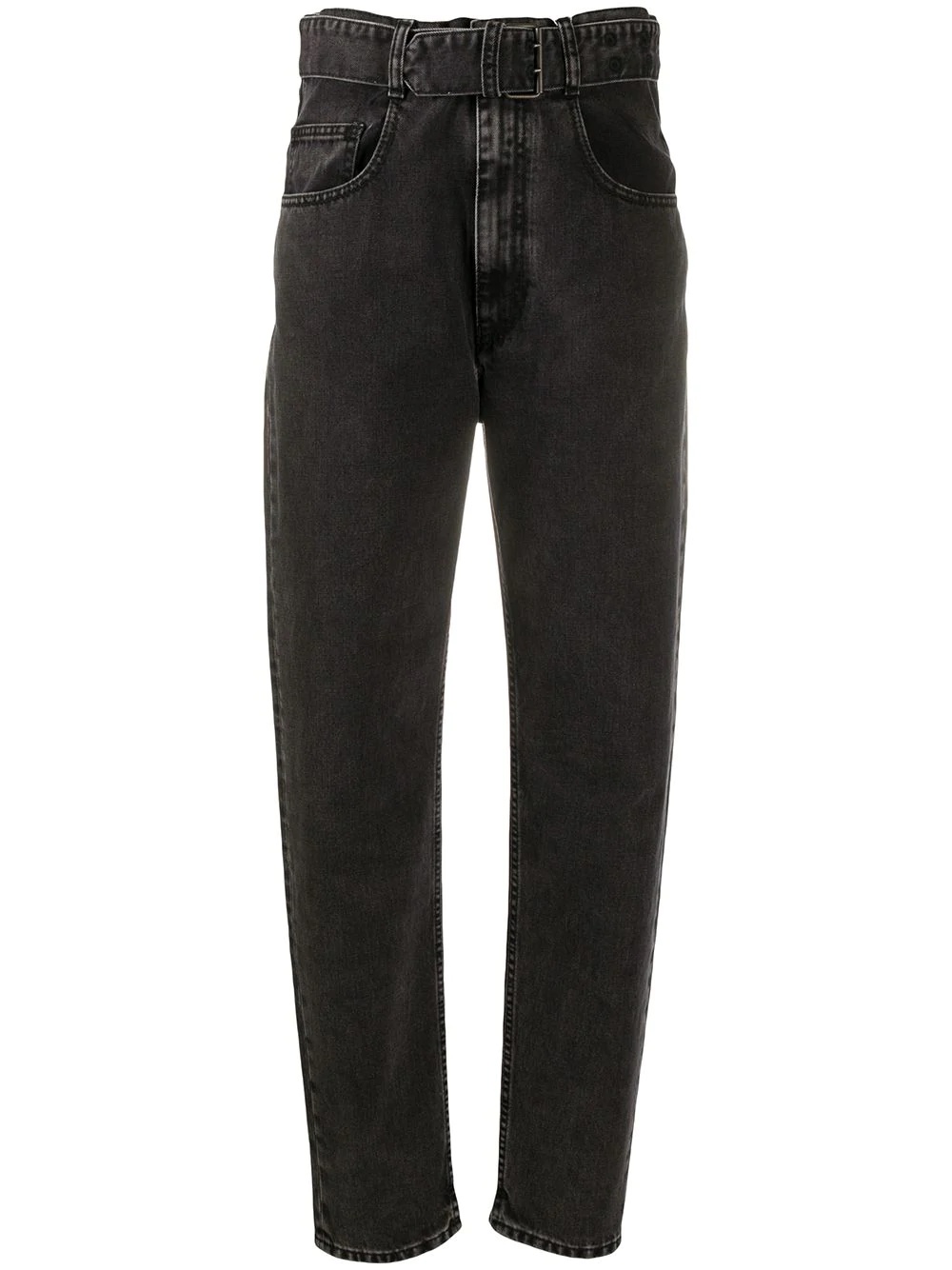 tapered high-waist jeans - 1