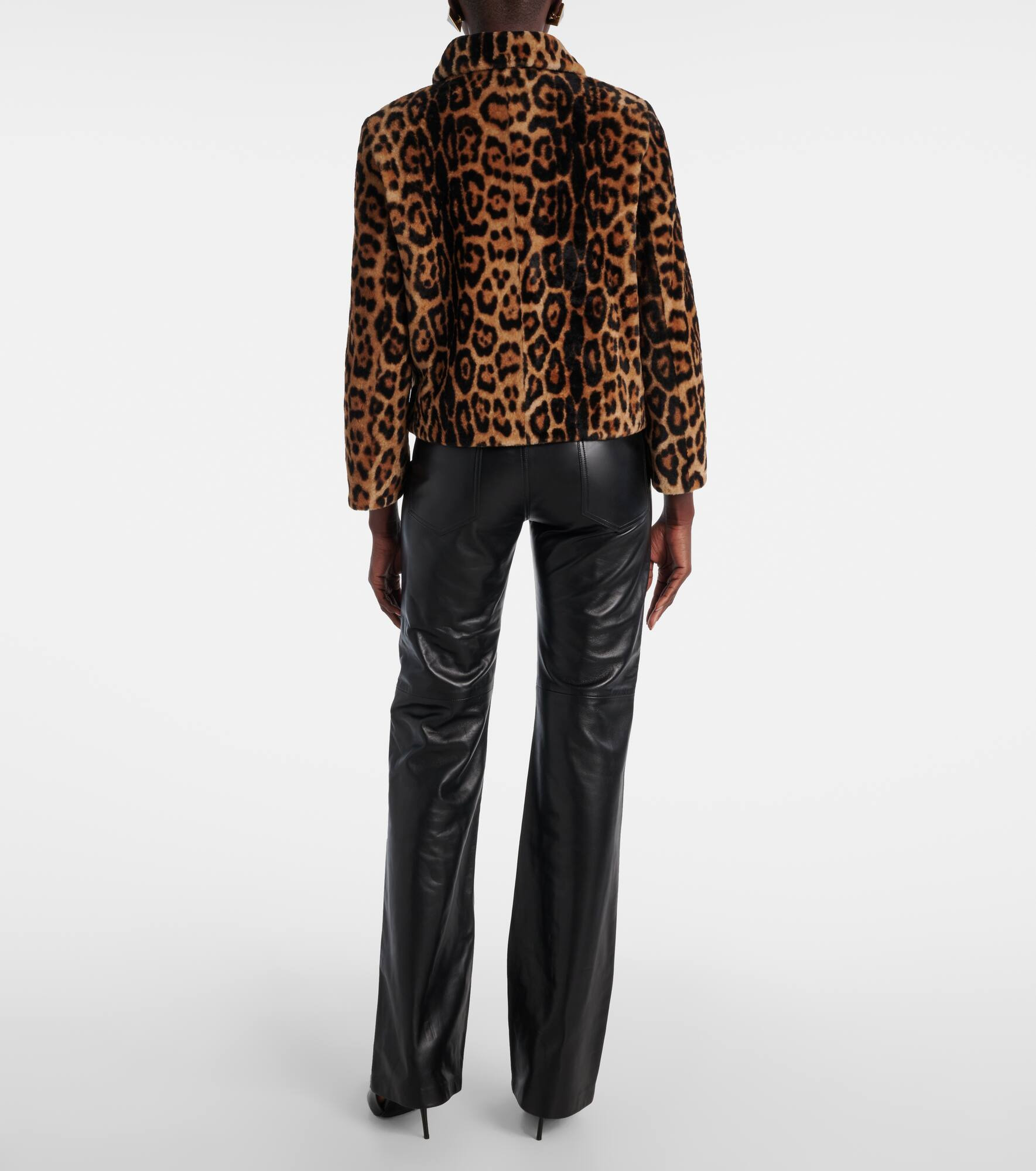 Montmartre leopard-print shearling jacket - 3