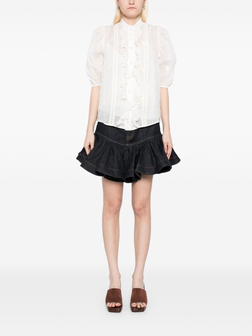 acacia embroidered blouse - 2