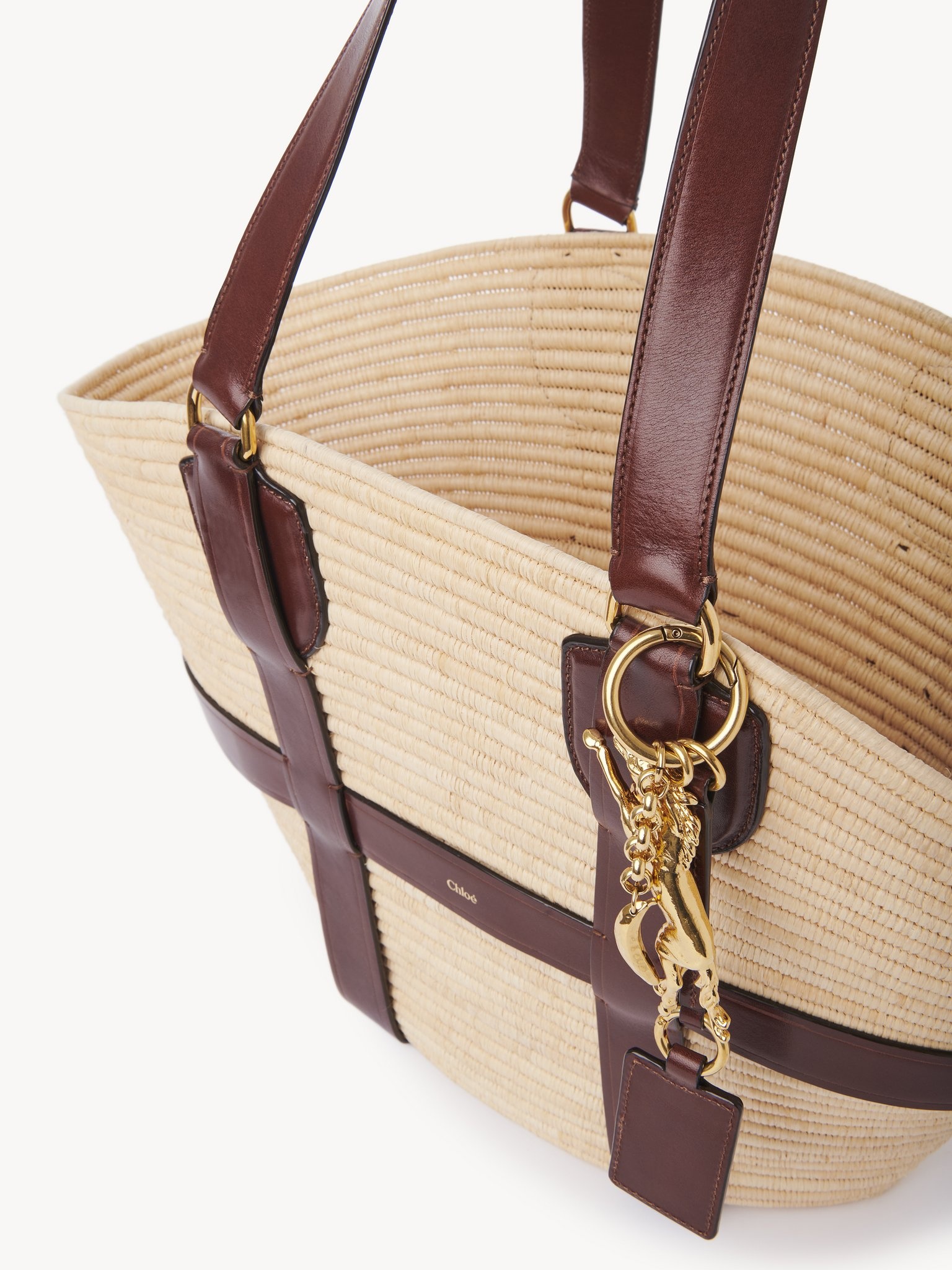 LARGE KERALA 25 BASKET IN RAFFIA - 5