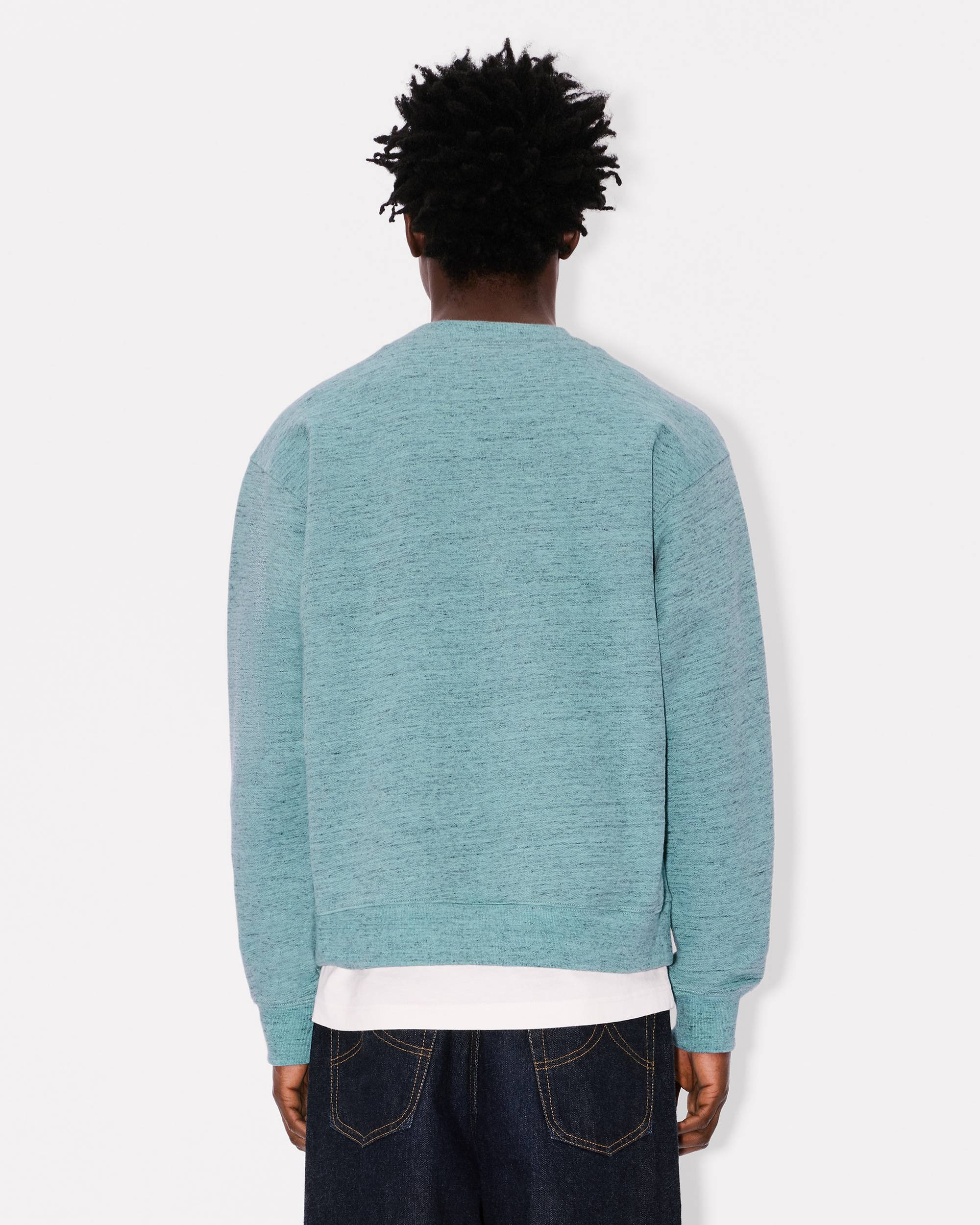 'KENZO Paris Chainstitch' embroidered sweatshirt in cotton - 4