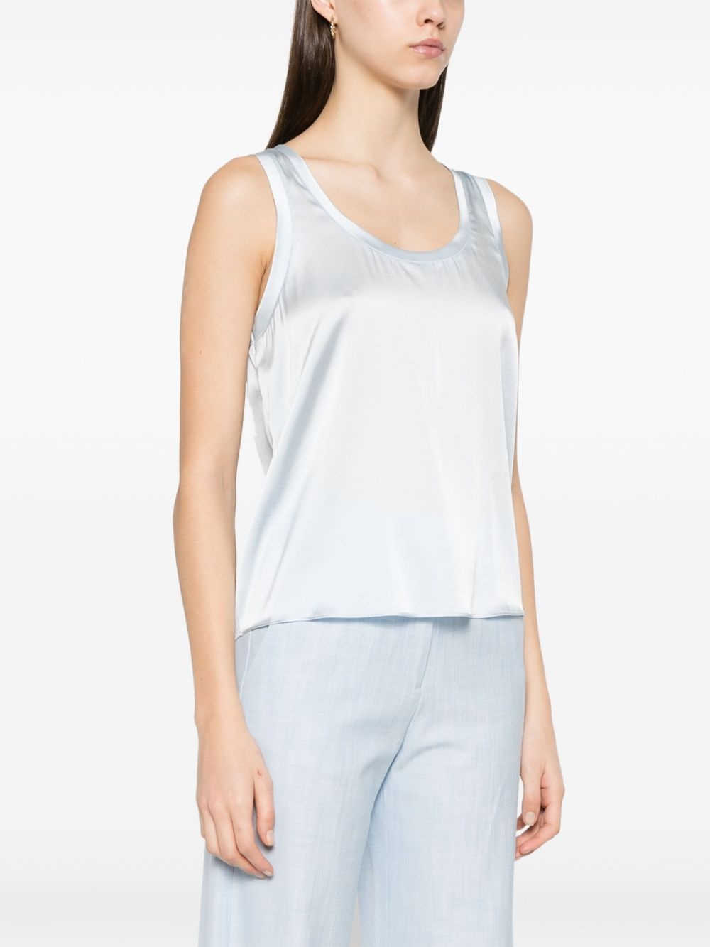 satin tank top - 3