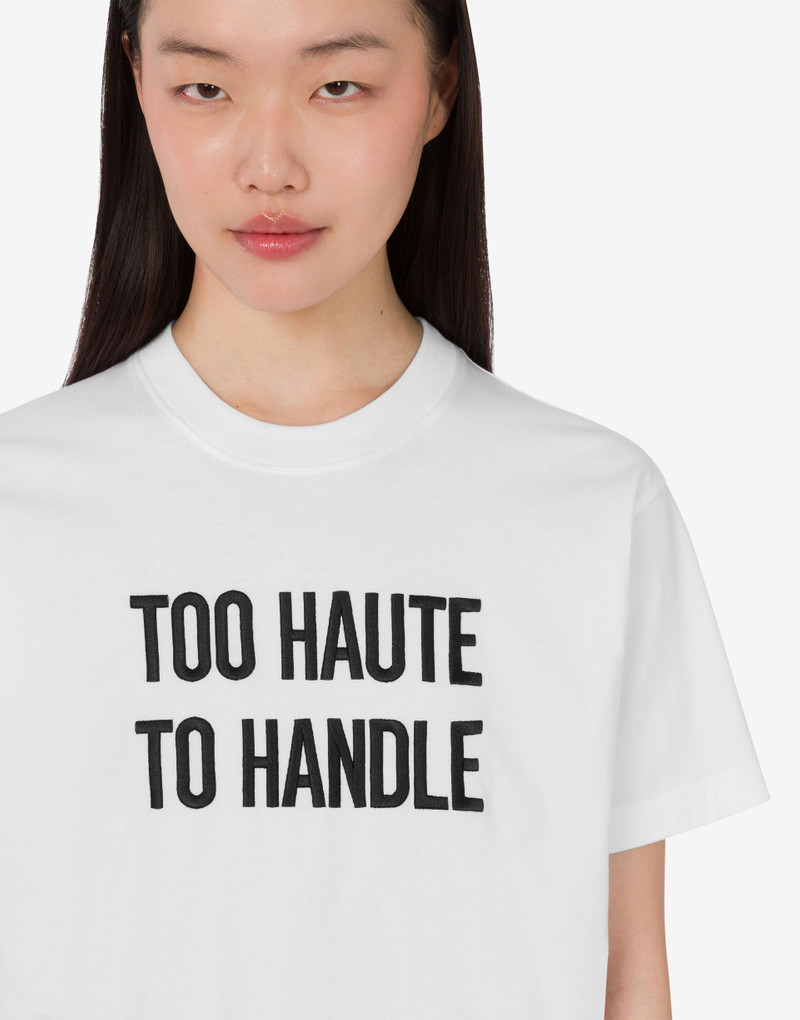 EMBROIDERED ORGANIC COTTON JERSEY T-SHIRT 4