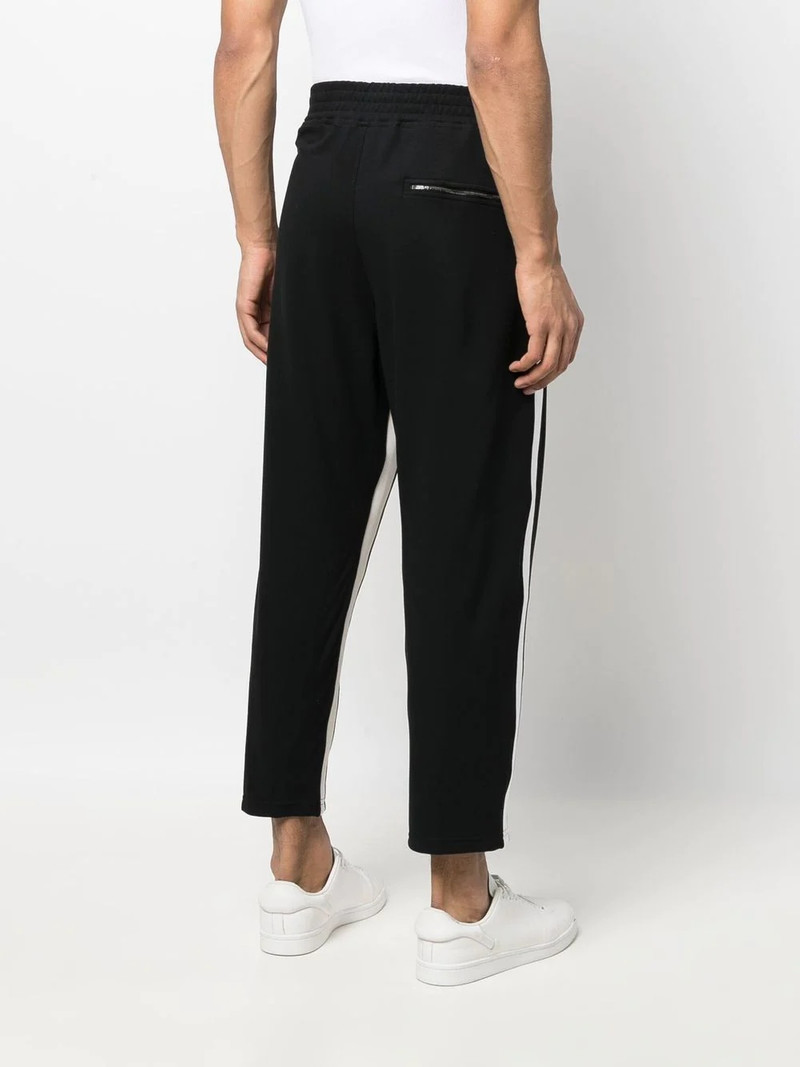 cropped cotton track pants 4