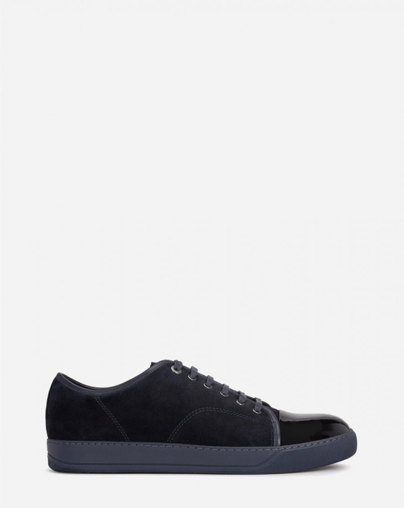 DBB1 SUEDE AND PATENT LEATHER SNEAKERS - 1