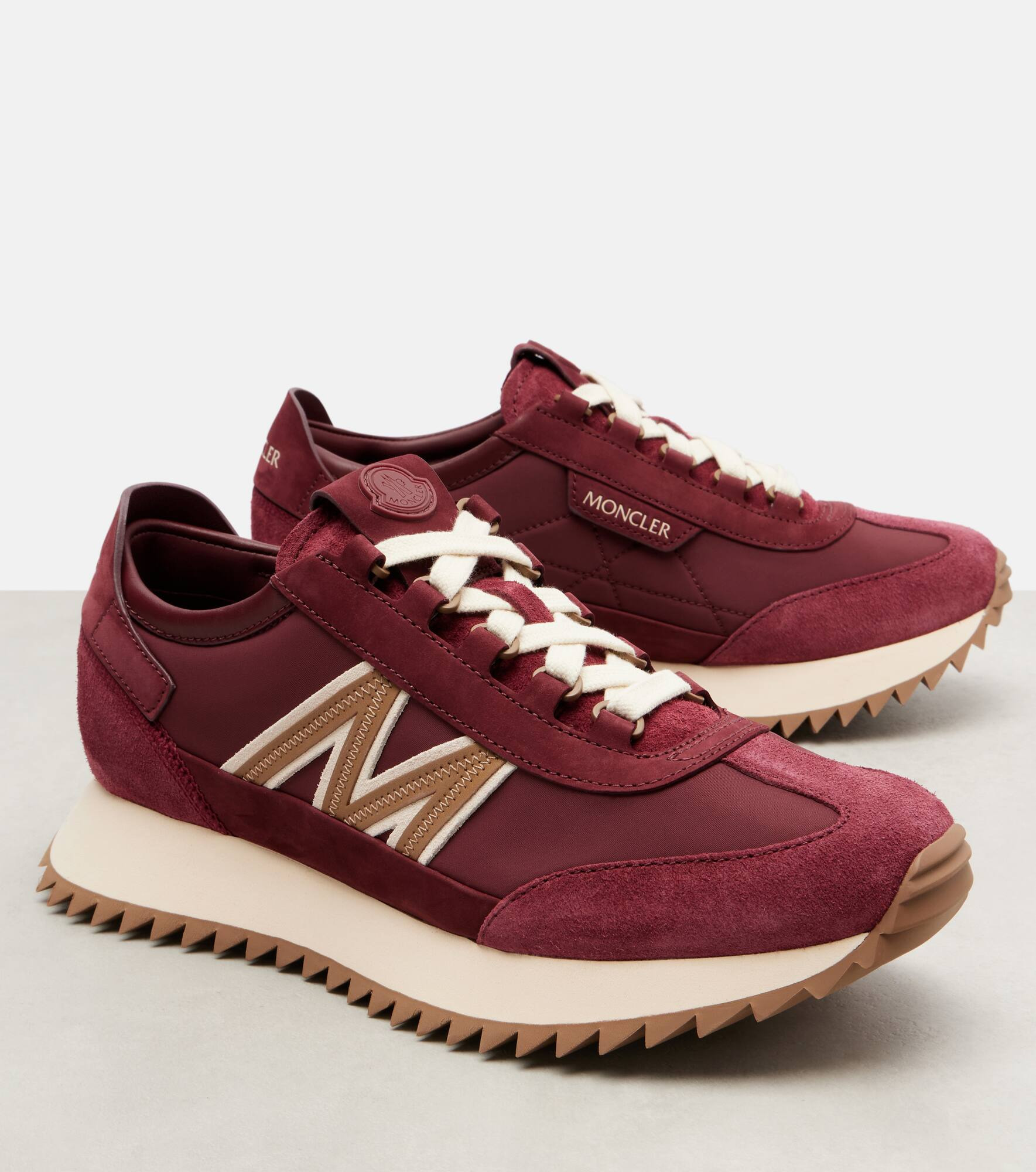 Pacey2 suede-trimmed sneakers - 5