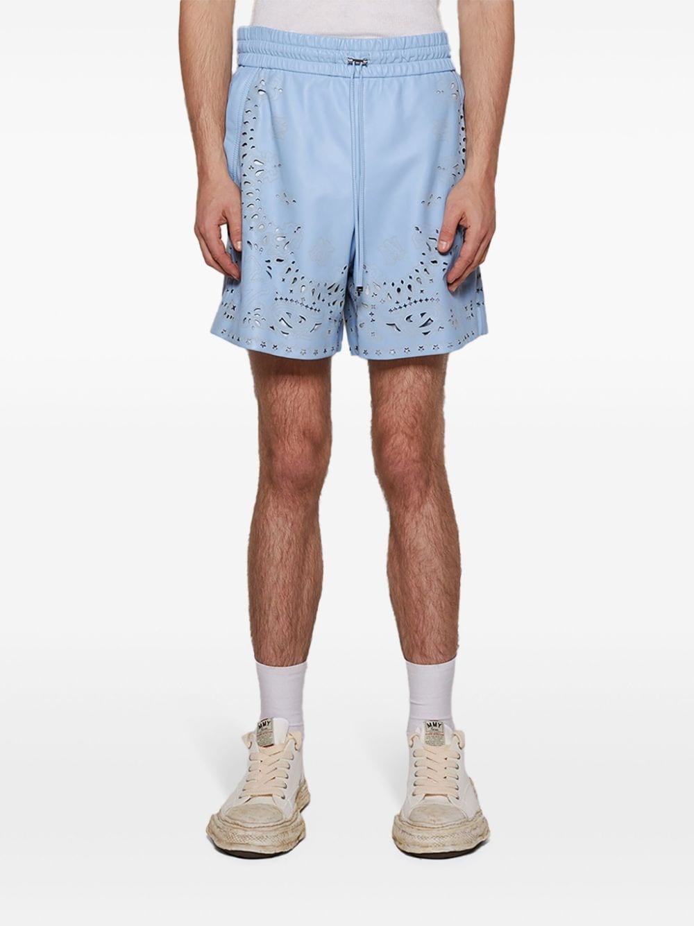 cut-out detailing shorts - 3