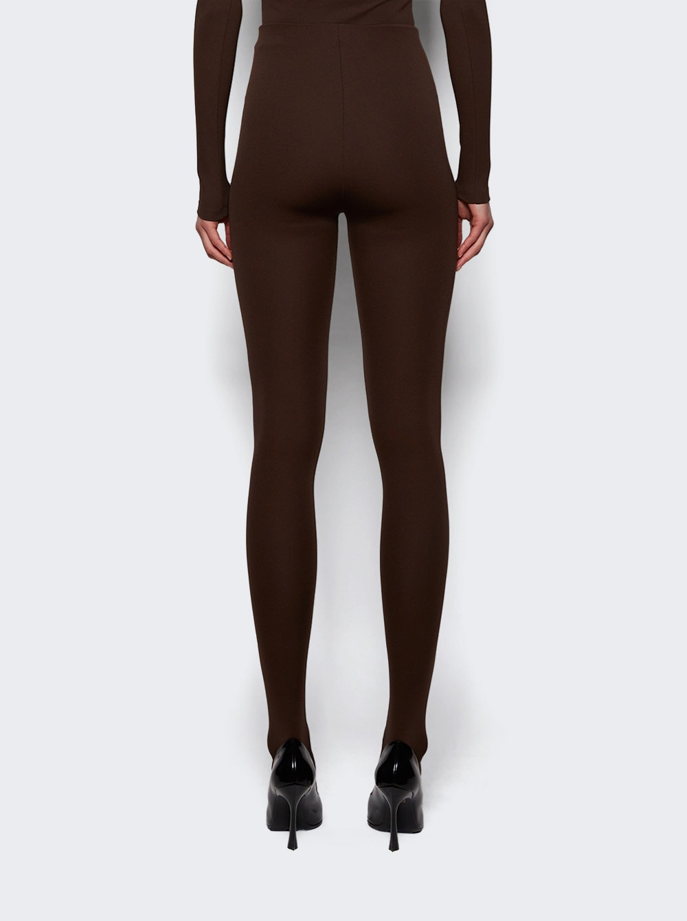 Opaque Tights Dark Brown - 5