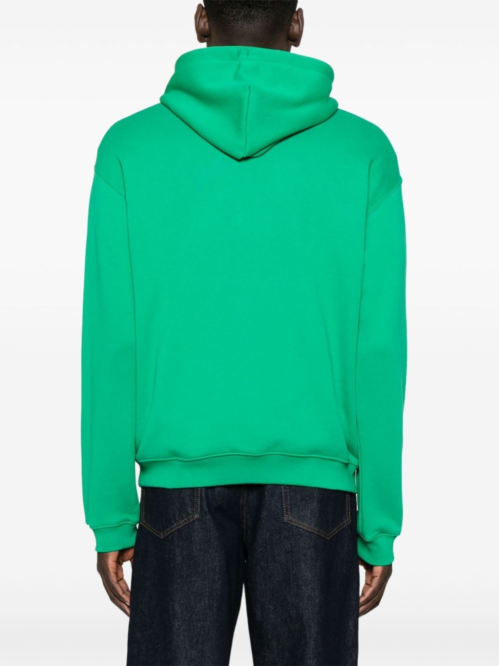 crocodile-patch hoodie - 4