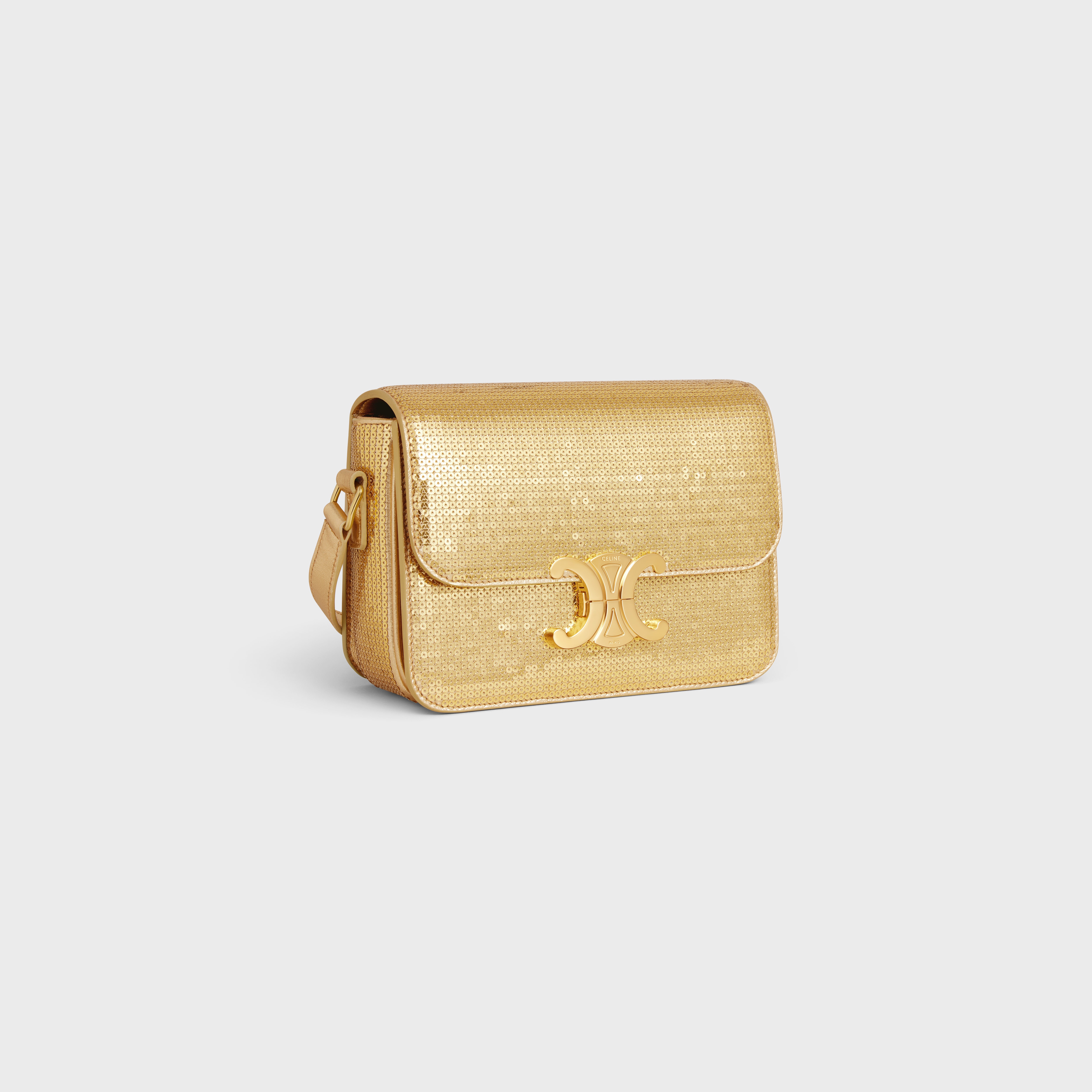 Teen Triomphe Bag in SEQUINS AND CALFSKIN - 2