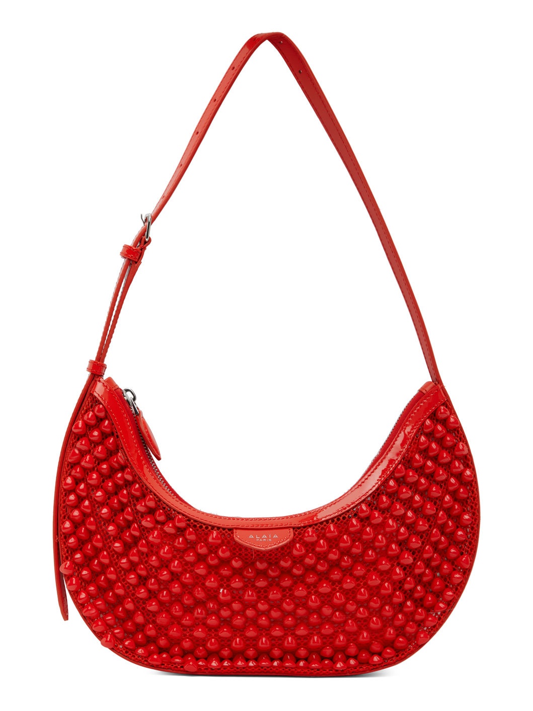 Orange One Piece Demi Lune Bag - 1