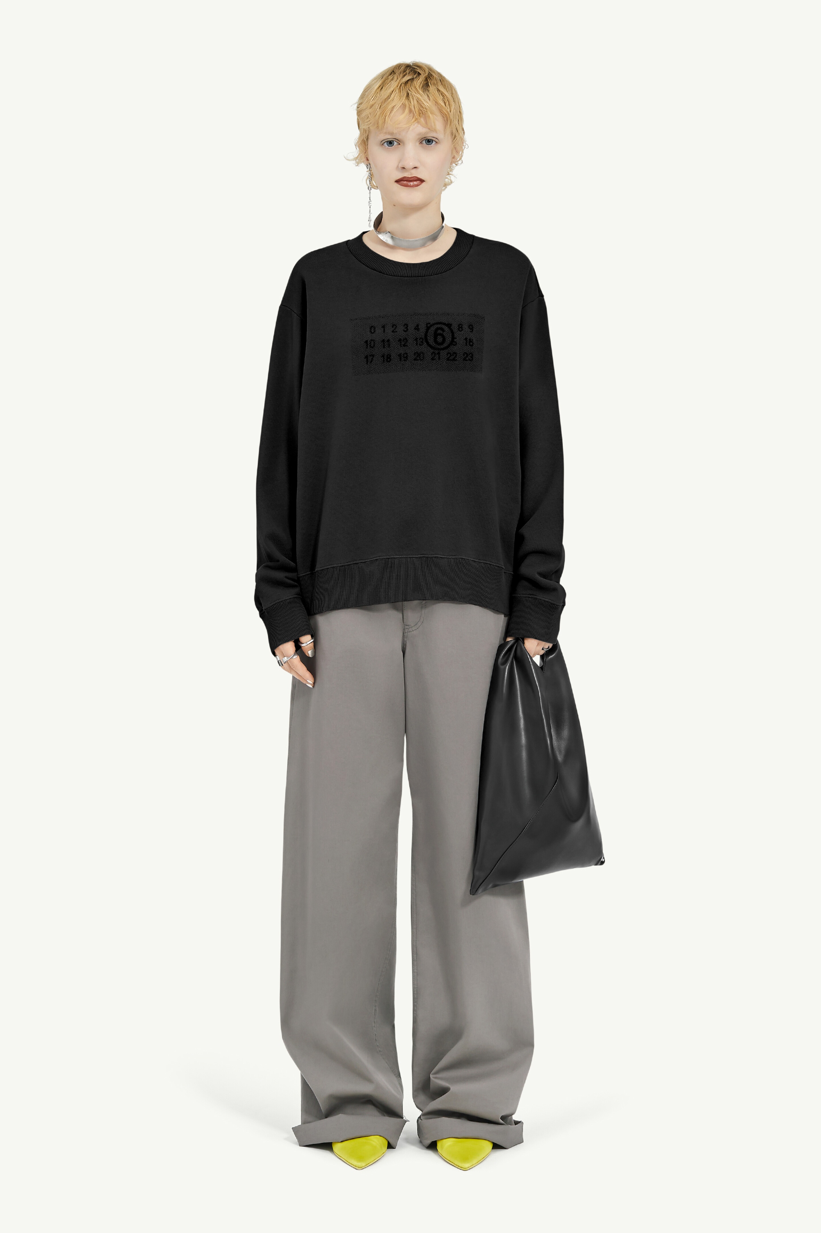 Rasterized Print Jersey Sweatshirt - 2